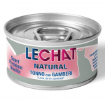 LeChat Natural Tuna Flakes with Shrimp 80 g | 8009470006620