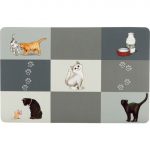 TRIXIE lapitehnikas kasside s&ouml;&ouml;gimatt, 44x28 cm, hall (pak.6) | 4011905245799