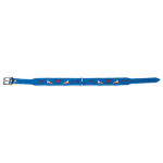 Karlie Flamingo ādas kakla siksna MONTENEGRO BLUE 24mm, 40cm | 4757  | 4016598101599