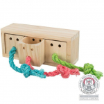 TRIXIE Interaktiivne puidust maiusekuubik, keskmine, 15x5,5x6 cm | 4011905628158