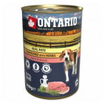 Ontario Dog Adult Veal Pate with Herbs 400 g | 109727  | 8595681809940