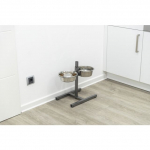 TRIXIE roostevabast terasest koertekauss alusega 2x2,8 l, 24 cm | 4011905249223