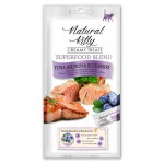 Natural Kitty Cat Creamy Treats Tuna, Salmon and Blueberry 48 g | 4712937601194