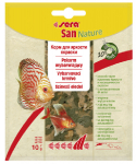 Sera San Nature 10 ml хлопьевидный корм декоративным рыбкам для яркости цвета | 4001942002424