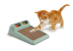 Cat scraper with 2 balls cm 40 x 28 x 12 h, different colors | 8016040105959