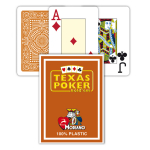 Texas Poker Hold Em Jumbo indekskaardid (pruun)
