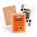 Texas Poker Hold Em Jumbo indekskaardid (oranž)