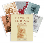 The Da Vinci Enigma Tarot kortos ir knyga