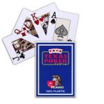 Texas Poker Hold Em Jumbo indekskaardid (sinine)