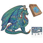 Dragon Puzzle Wood Puzzle XL suurus (870 t&uuml;kki) Fantasy Puzzles