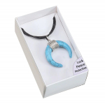 Turquoise Magnesite amulett ripats