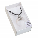 Kaljukristall amulett ripats