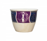 Keraamiline suitsupott jumalanna ja Pentaklite s&uuml;mboolikaga