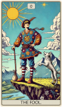 Tarot: The Fool Wood Puzzle (250 tk) Fantaasiapulmad