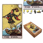 Tarot: The Fool (Rider-Waite) Wood Puzzle (250 tk) Fantasy Puzzles
