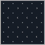 Kuu ja t&auml;hed tarotmatt