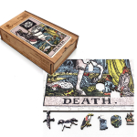Tarot: Surm (Rider-Waite) Puidust pusle (250 tk) Fantaasiapusled