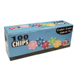 Pokkerim&auml;rgid 14g. 100 tk komplekt koos statiiviga