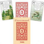 Lenormand Punane &ouml;&ouml;kull kaardid