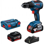 Akul&ouml;&ouml;ktrell Bosch GSB 18V-55 - 2 x 4,0 Ah