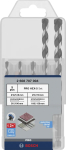 Bosch betoonipuuride komplekt PRO HEX-5 4-10 mm 5-osaline, 2608707004