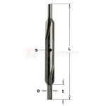 S&otilde;rmfrees CMT S=6 mm, D=3x8 mm, LT=65 mm, HM