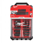 L&ouml;&ouml;kpadrunite komplekt Milwaukee Shockwave 3/8", PACKOUT kohvris, 19-osaline