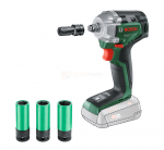 Bosch akul&ouml;&ouml;kmutrikeeraja UniversalImpactDrive 18V-350 + 3 l&ouml;&ouml;kpadrunit - ilma aku ja laadijata
