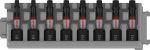 Bosch otsakute komplekt PRO Impact R 55 mm, 8-osaline