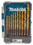 Makita metallipuuride komplekt HSS-TIN 1,5-6,5 mm 13-osaline