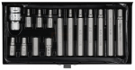 YATO kuuskantotsakute komplekt 1/2" adapteriga 4-12 mm 15-osaline