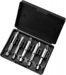 Poldi v&auml;ljakeerajate komplekt Yato 0-14 mm, 1/4" kuuskantkinnitusega, 5-osaline