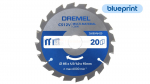 DREMEL universaalne saeketas BLUEPRINT 85 x 15 x 1,5 / 1,0 mm, Z20