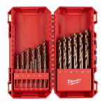 Metallipuuride komplekt Milwaukee RED COBALT HSS-G Co, 1-10 mm, 19-osaline