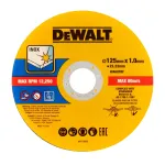 DeWalt l&otilde;ikeketas 125 x 1 x 22,23 mm INOX, metallile 25 tk, DT20594-QZ