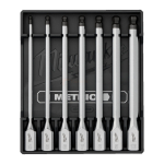 Milwaukee padrunotsakute komplekt HEX kuulpeaga 4-10 mm 3/8" 7-osaline, 4932500436