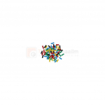 Liimipulgad Bosch Gluey-le, eri v&auml;rvused 70 tk