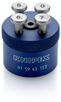 KNIPEX lokaator TE (Intercontec) M17 / M23 / M40, keerdkontaktide presstangidele (0,14-6 mm&sup2; / 7,5 mm), 975965TE2