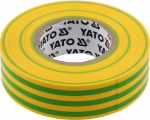 Isoleerteip Yato 19 x 0,13 mm x 20 m, kollane-roheline