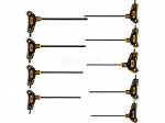 VOREL torx v&otilde;tmete komplekt TX10-TX50, 9-osaline