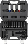 YATO l&ouml;&ouml;kpadrunite komplekt 1/2" 10-24 mm 18-osaline
