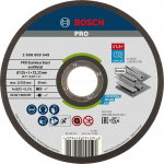 Bosch l&otilde;ikeketas PRO roostevaba terasele ja terasele 125 x 1 x 22,23 mm - 100 tk