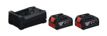 Bosch aku GBA 18V 2 x 5,0 Ah + GAL 12V/18V-80 laadija, 1600A03CH1