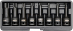 YATO l&ouml;&ouml;kpadrunite komplekt 1/2" TX30-TX80, 8-osaline