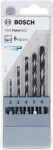 5-osaline Bosch HSS PointTeQ, DIN 338 metallipuuride komplekt 1/4" kuuskantsabaga