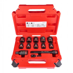 L&ouml;&ouml;kpadrunite komplekt Milwaukee Shockwave 1/2", 13-osaline