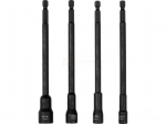 YATO pikkade magnetpadrunite komplekt 1/4" 150 mm 4 osa