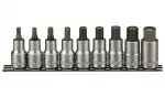 Teng Tools padrunotsakute komplekt HEX 5-17 mm 1/2" 9-osaline, 19070101