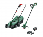 Bosch akumuruniiduk EasyMower 18V-32-200 + akutrimmer EasyGrassCut 18V-26