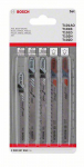 Bosch tikksaeterade komplekt Wood and Plastics 5-osaline